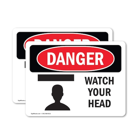 Signmission Safety Culture Sign, 5 in Width, Vinyl Decal, Rectangle OS-2PACK-DS-D-35-L-1603